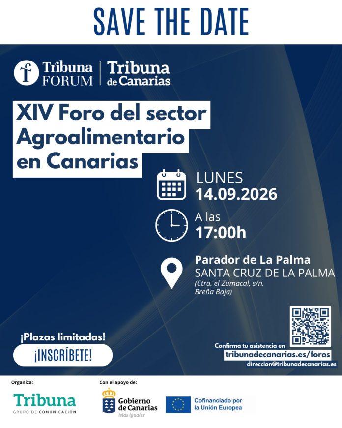 Cartel de XIV Foro del sector Agroalimentario en Canarias
