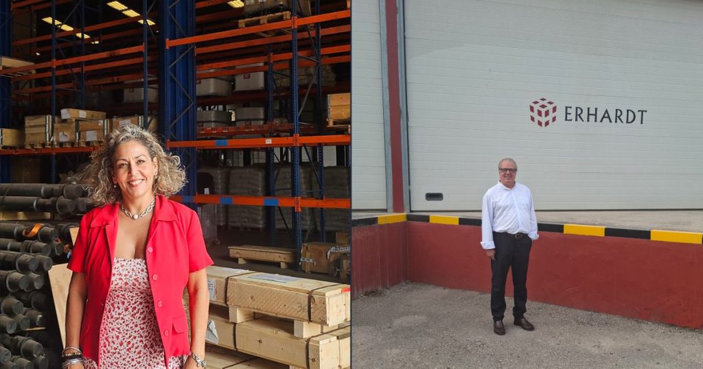 Maleni López y Jesús Roque Rodríguez:
“Estamos convirtiendo Canarias en un
hub logístico internacional del Atlántico”