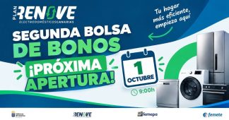 Canarias activa mañana más de 800.000 euros en nuevos bonos del Plan Renove de Electrodomésticos