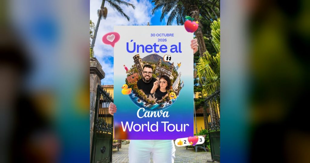 Canva World Tour llega por primera vez a Tenerife para impulsar la creatividad y el emprendimiento