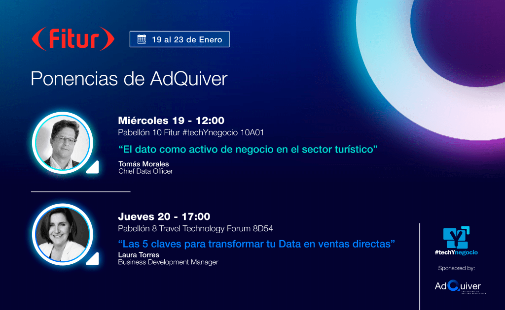 AdQuiver, empresa canaria patrocinadora oficial de Fitur techYnegocio