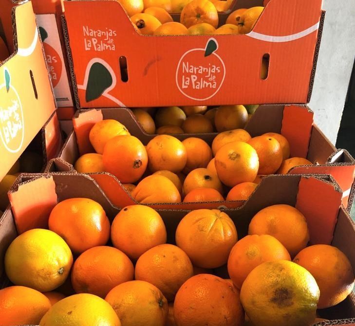 GMR distribuye naranjas del volcán en los lineales