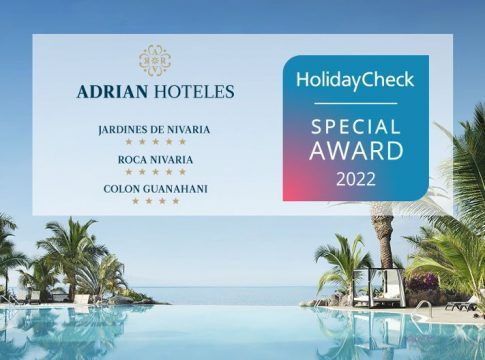 ADRIAN HOTELES recibe en todos sus establecimientos el galardón “HolidayCheck Special Award 2022”