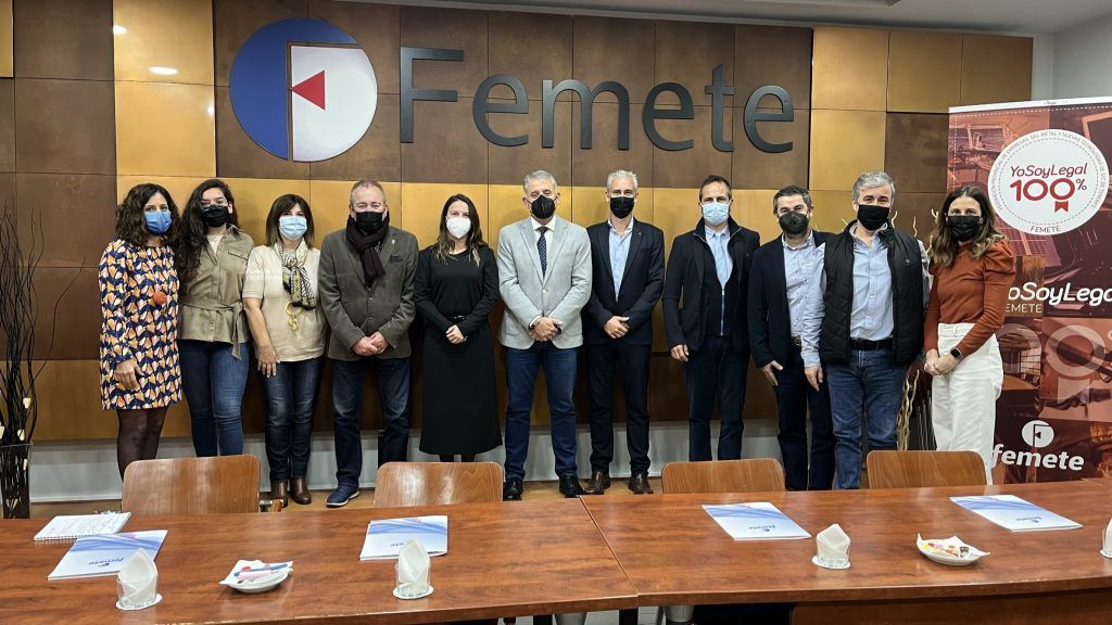 Industria, Femete y Femepa analizan la campaña contra la economía sumergida, ApuestaxLoLegal