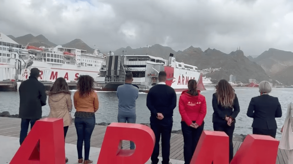 Naviera Armas Trasmediterránea homenajea a su presidente, Antonio Armas Fernández
