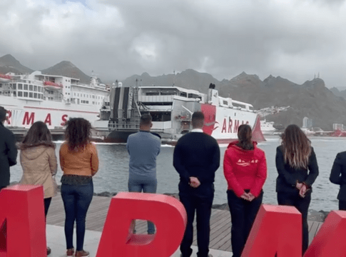 Naviera Armas Trasmediterránea homenajea a su presidente, Antonio Armas Fernández