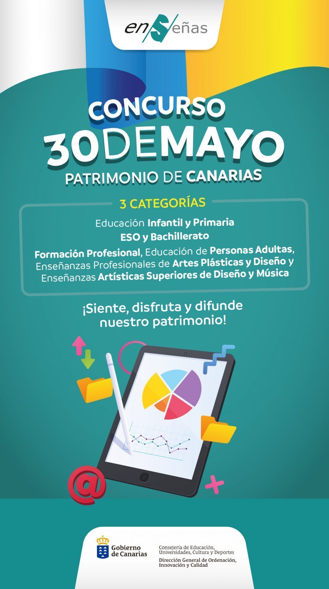 Educación convoca el concurso escolar “30 de mayo. Patrimonio de Canarias”