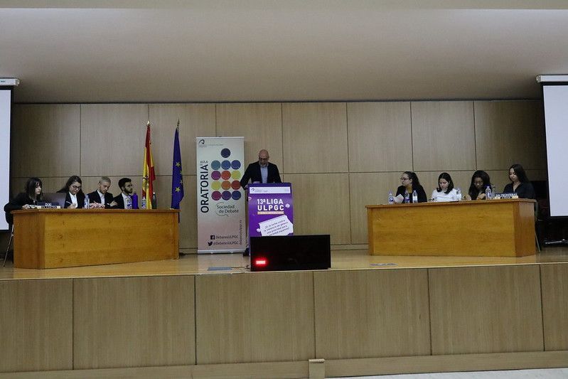 Celebración de la XIV Liga ULPGC de Debate Universitario. Estudiantes de la ULPGC debatirán sobre si la Unión Europea debe desarrollar un sistema de defensa propio