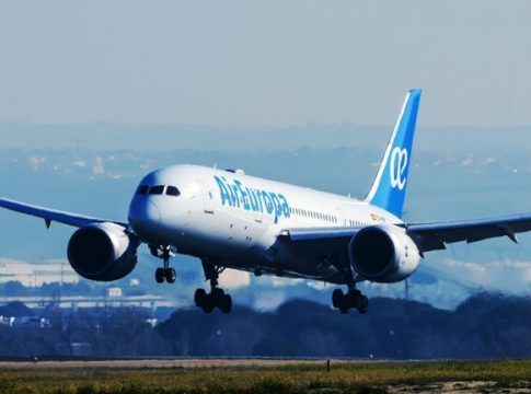 Air Europa opera el vuelo más sostenible de su historia con destino en Canarias
