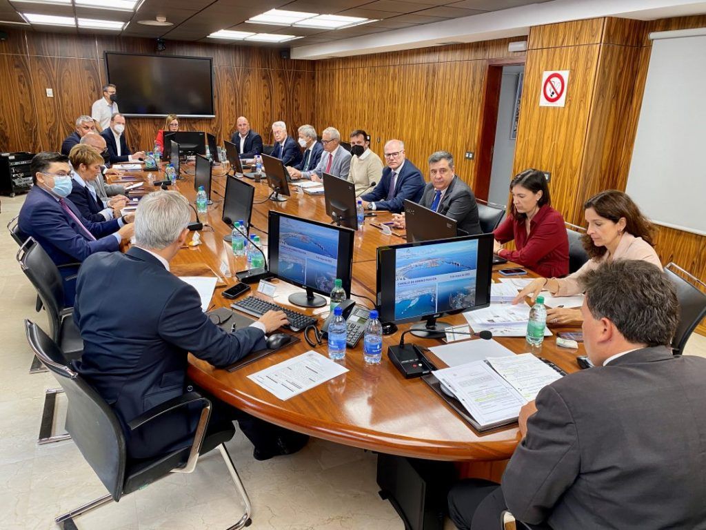 La apuesta por la eólica offshore en el Puerto de Las Palmas y la ampliación de la DEM, ejes del Consejo de Administración