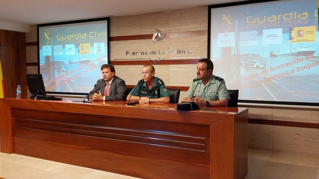 Guardia Civil, Marina Mercante y Puertos del Estado debaten en Las Palmas sobre seguridad en buques con código PBIP