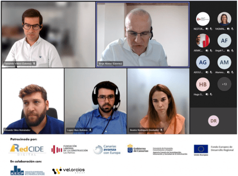 Webinar con temática: “Metodología BIM   -.Presente y futuro.-”, organizado por la oficina CIDE Digital de la Fundación Laboral de la Construcción de Las Palmas