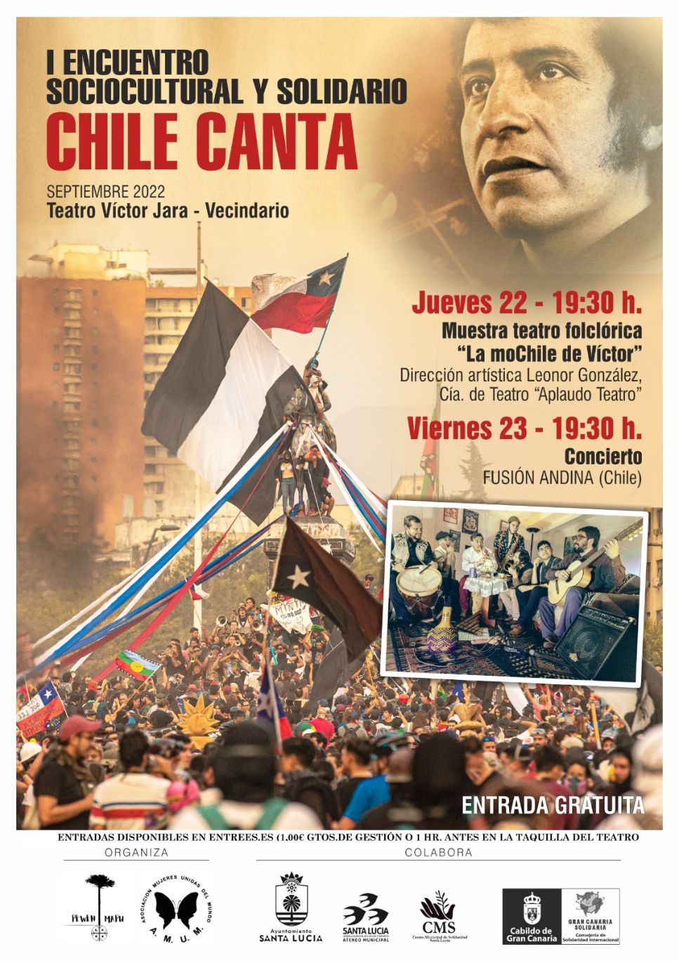 I encuentro sociocultural y solidario Chile canta