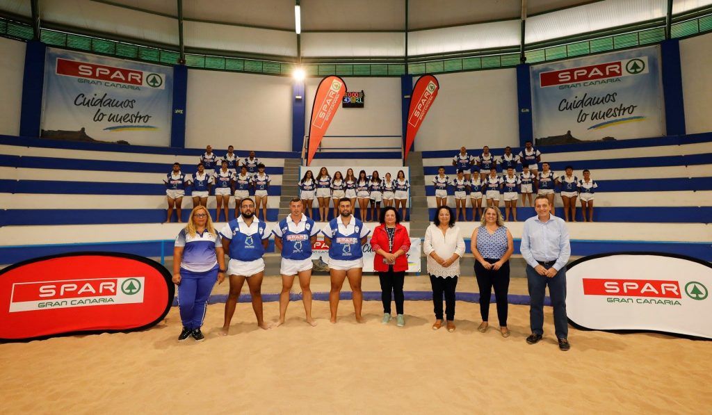 SPAR Gran Canaria se estrena como patrocinador principal del Club de Lucha Canaria Unión Sardina