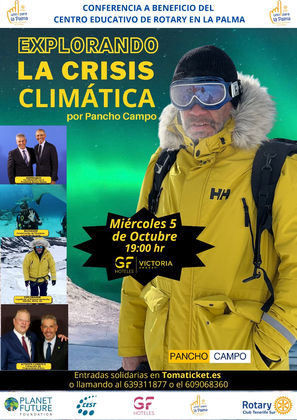 <strong>GF Victoria acoge la conferencia solidaria a favor de La Palma<br></strong>