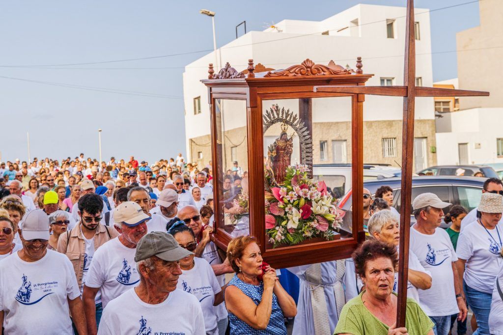 Diario de la peregrinación: etapa 13. La Virgen de Abona llega a Las Eras