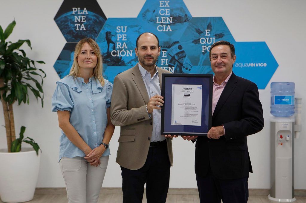 <strong>Aquaservice, primera compañía del sector de agua que consigue el certificado de Carbono Neutro de AENOR</strong>