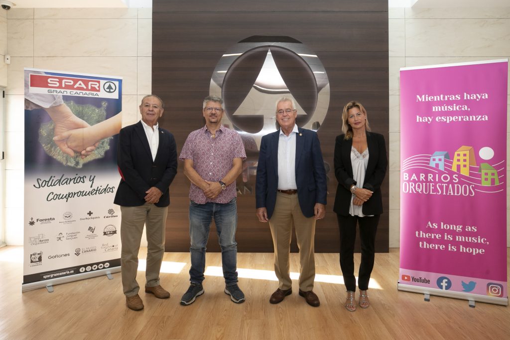 SPAR Gran Canaria renueva su apoyo a barrios orquestados por sexto año