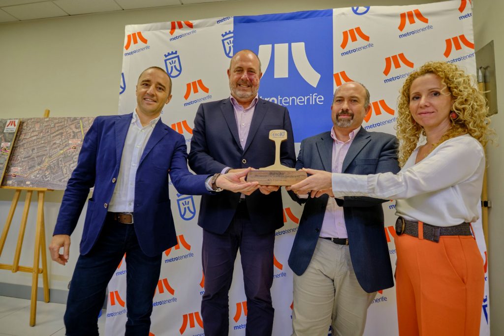 <strong>Metrotenerife, galardonado en los Premios a la Innovación del Eurorail Cluster</strong>