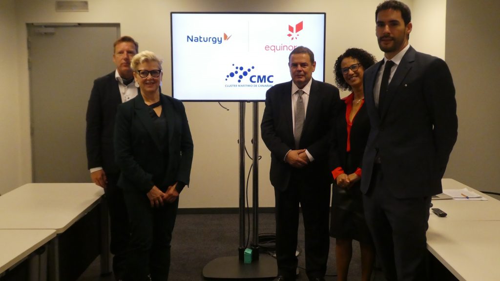 <strong>El Clúster Marítimo de Canarias junto a la alianza de Naturgy y Equinor promoverán la competitividad industrial del archipiélago ante el futuro desarrollo de la eólica marina en España</strong>
