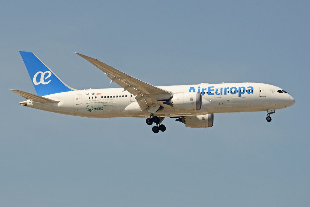 Air Europa celebra la semana del Black Friday con un 20% de descuento en sus vuelos