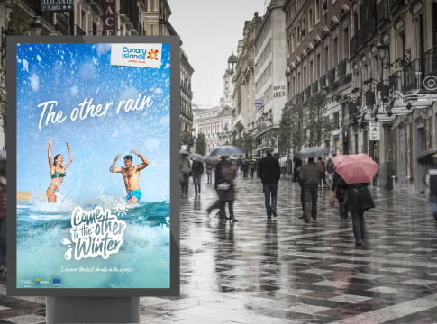 La campaña internacional de Turismo de Canarias ‘The Other Winter’ se alza con la victoria en los Premios JCDecaux 2022