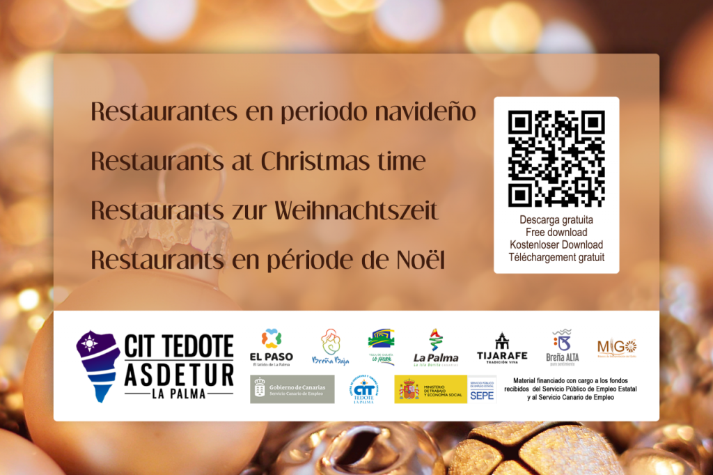 El CIT Insular Tedote actualiza su guía de restaurantes para estas Navidades