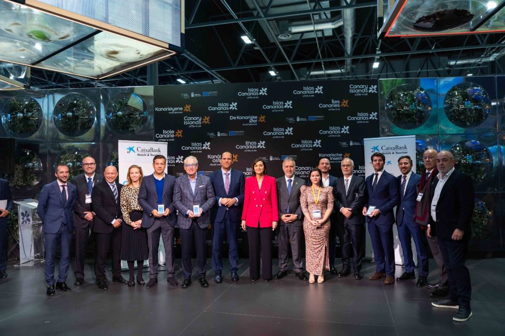 <strong><em>Mynd Adeje, Grupo Tusity, Hotel Catalina Plaza Sostenible y Arrecife Gran Hotel & Spa se alzan con el “Premio CaixaBank de Innovación y Modernización de Empresas Turísticas en Canarias”</em></strong>
