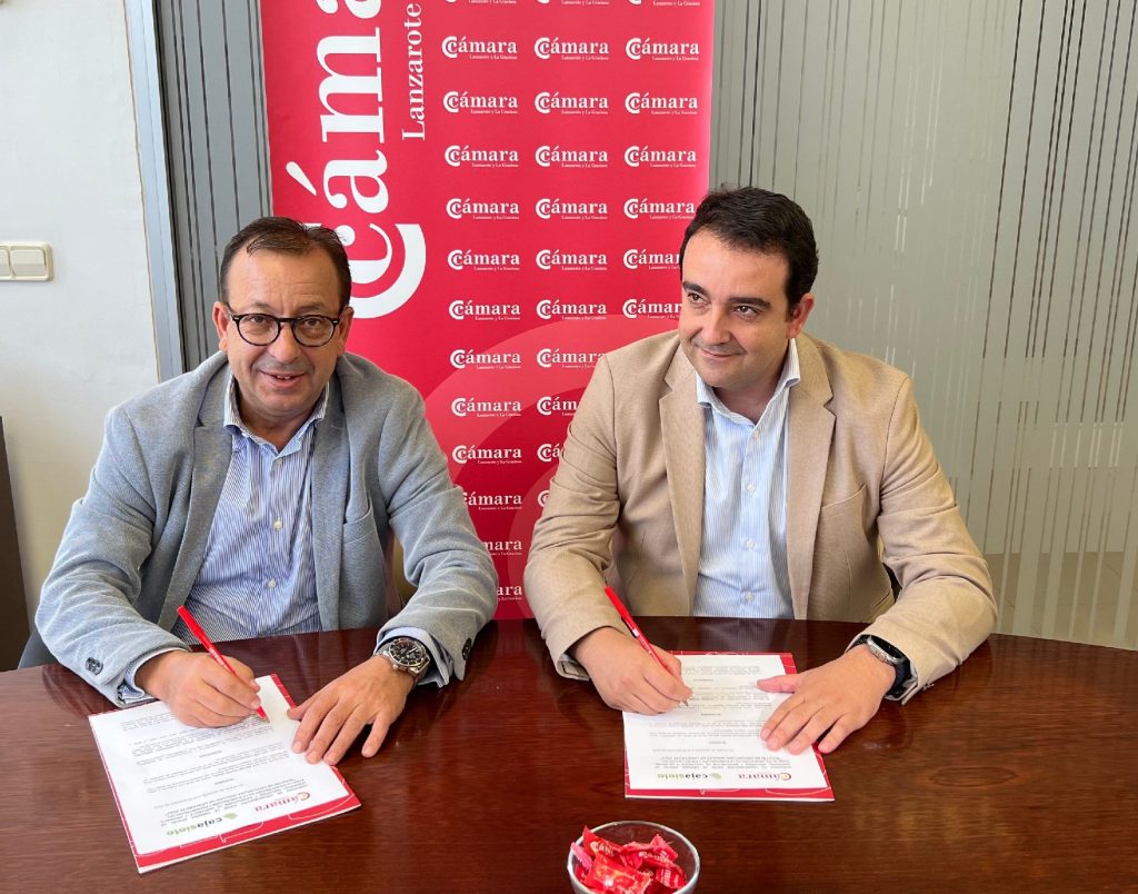 <strong>Cajasiete y la Cámara de Comercio seguirán colaborando en la elaboración del boletín de coyuntura económica de Lanzarote</strong>