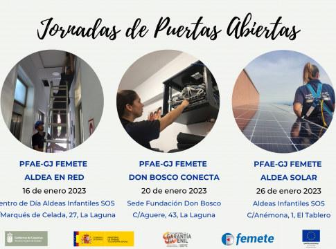 <strong>Puertas abiertas de tres programas de formación en alternancia con el empleo</strong>