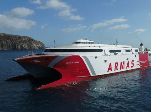 <strong>El <em>fast ferry</em> “Villa de Agaete” sustituirá la varada del “Volcán de Tirajana”</strong>