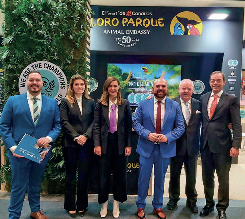El grupo Loro Parque expone en Fitur sus nuevas atracciones para 2023