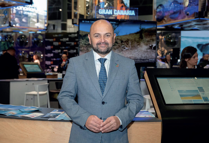 Carlos Álamo: “En FITUR hemos visto las ganas que existen por trabajar con Gran Canaria”