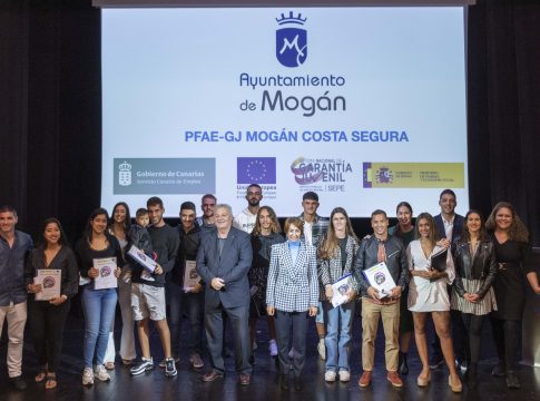 36 jóvenes de Mogán finalizan su formación en alternancia con el empleo