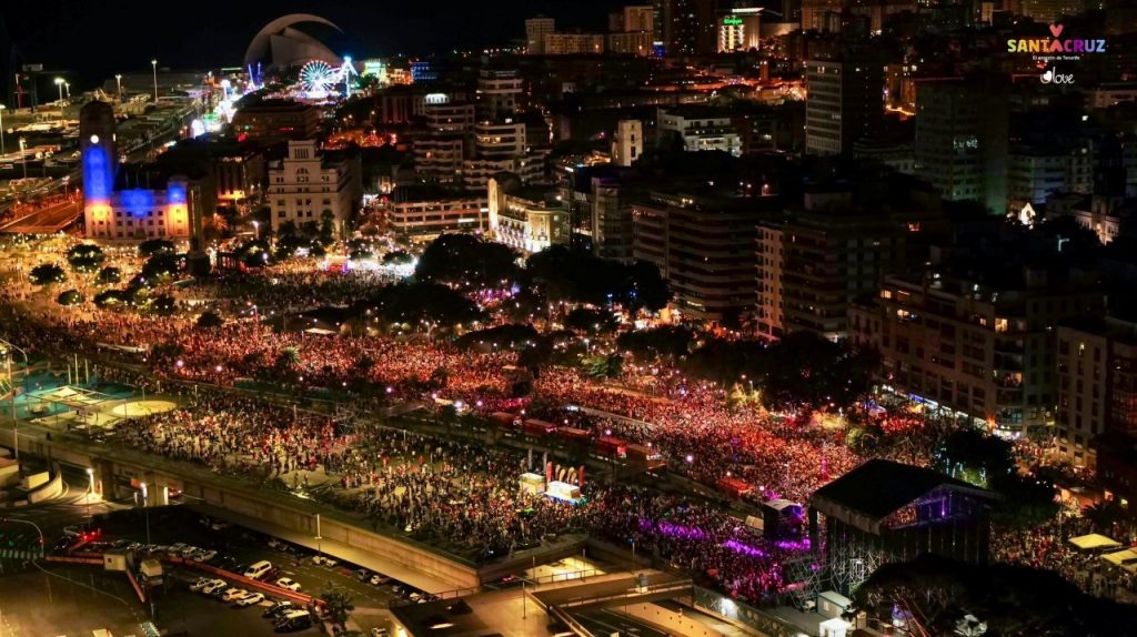 La última jornada nocturna carnavalera termina con 109 personas asistidas en Santa Cruz