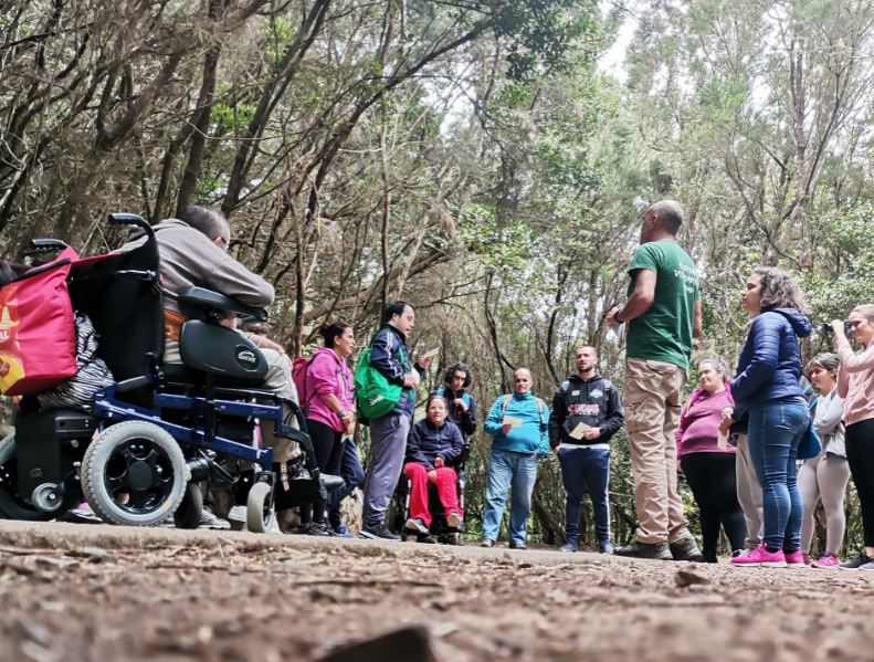 <strong>La app inclusiva Tenerife ON ofrece información sobre la accesibilidad de las rutas en el medio natural  </strong>