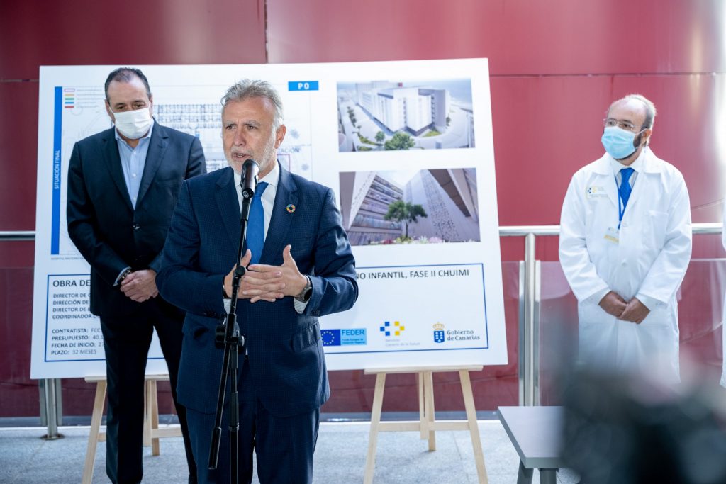 Sanidad inicia las obras de la nueva torre pediátrica del Hospital Materno Infantil por casi 41 millones de euros