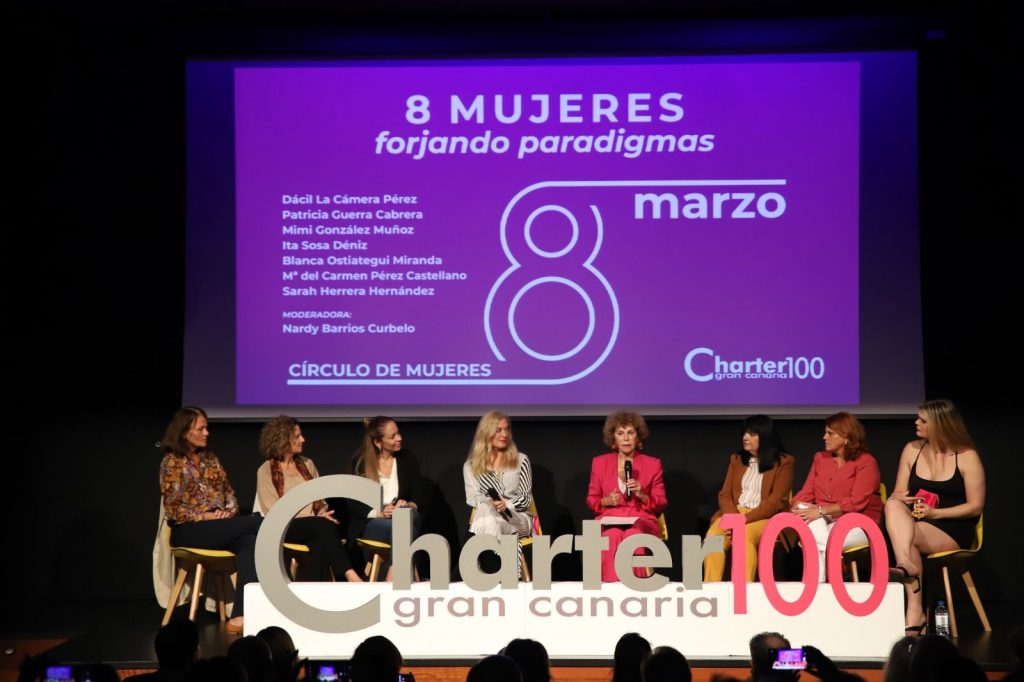 Charter 100 visibiliza la experiencia de 8 mujeres pioneras en diferentes ámbitos de la vida laboral y social de Canarias
