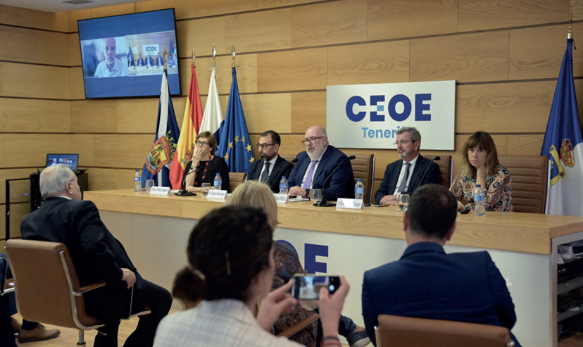 La Confederación de Empresarios de Tenerife, Fundación CEOE y la Fundación ”la Caixa” se alían para la inclusión laboral de colectivos vulnerables en Santa Cruz de Tenerife