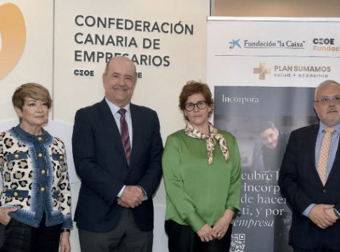 La Confederación Canaria de Empresarios, Fundación CEOE y la Fundación “la Caixa” se alían para la inclusión laboral de colectivos vulnerables en Las Palmas
