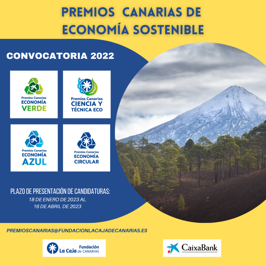 Últimos días para optar a los ‘Premios Canarias de Economía Sostenible’ impulsados por CaixaBank y la Fundación La Caja de Canarias