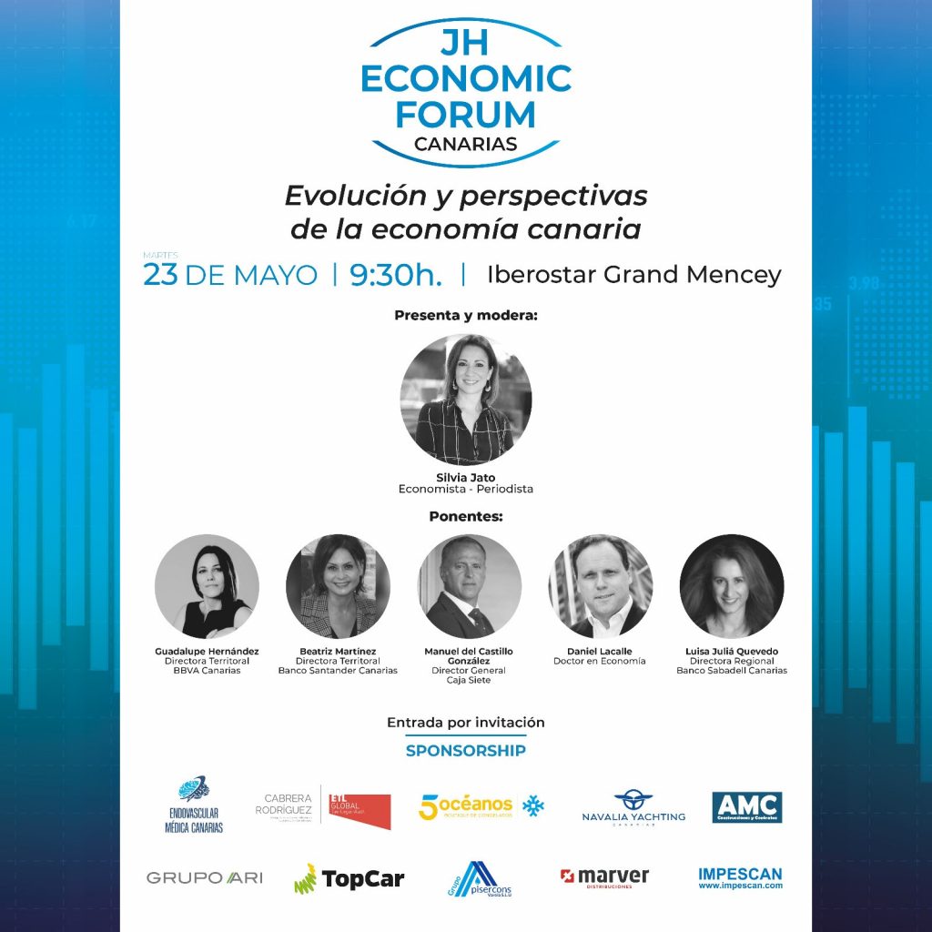 “JH Economic Forum Canarias” reunirá a ponentes líderes del sector económico y financiero 