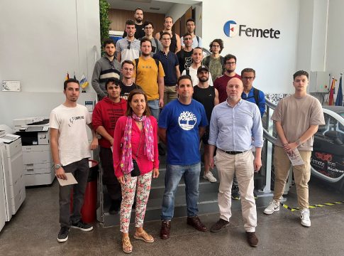 Alumnado de Ingeniería Mecánica de la ULL, en Femete