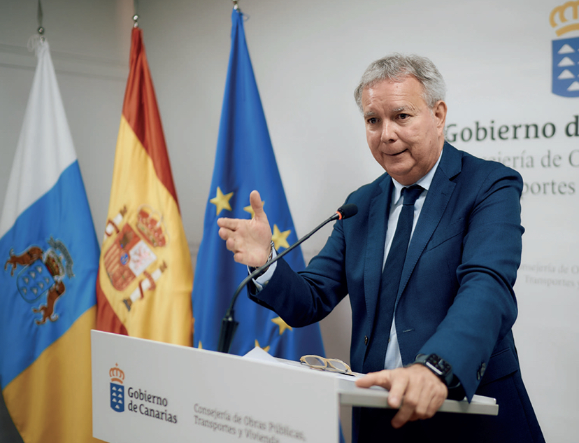 Sebastián Franquis: “A Canarias se le tiene como una referencia al hablar del sistema de transporte”