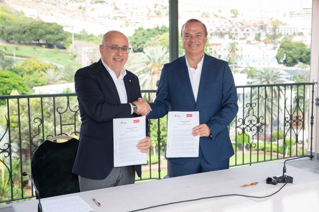 Nueva Canarias y PSOE firman el "Pacto por Gran Canaria" acuerdo con el que gobernarán el Cabildo insular los próximos 4 años
