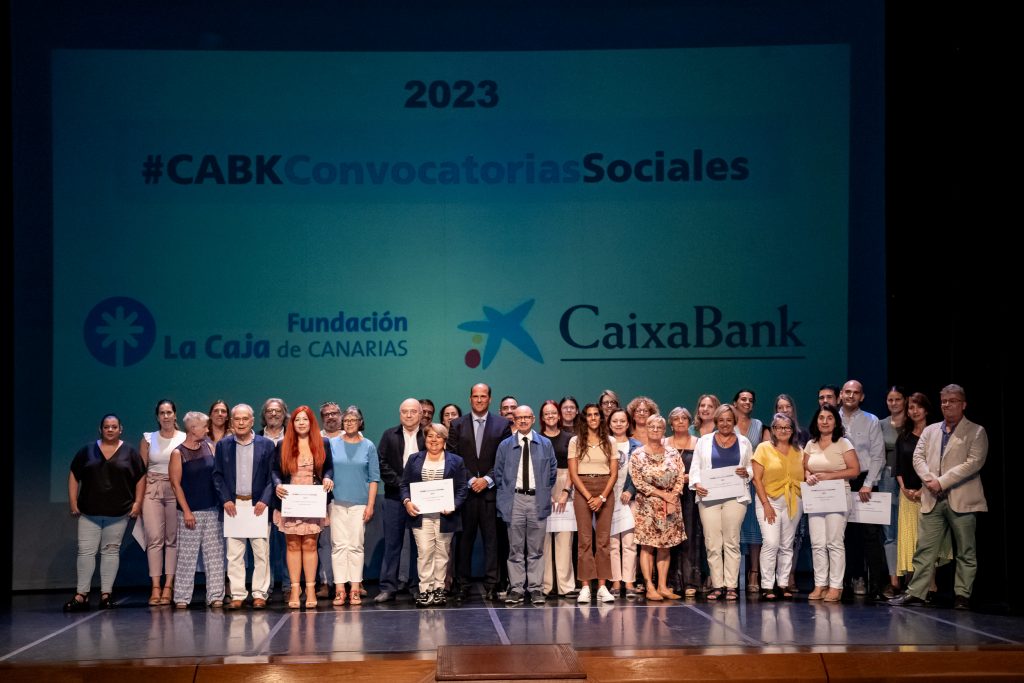 CaixaBank y la Fundación La Caja de Canarias entregan a 44 asociaciones canarias las ayudas de la ‘Convocatoria de Acción Social 2023’