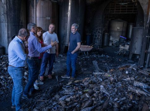 Gobierno, Cabildo y ayutamientos de Tijarafe y Puntagorda trabajan en un plan agrícola para prevenir incendios