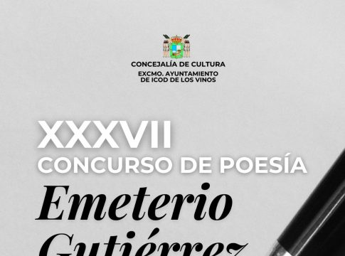 Convocada la XXXVII edición del Premio de Poesía Emeterio Gutiérrez Albelo