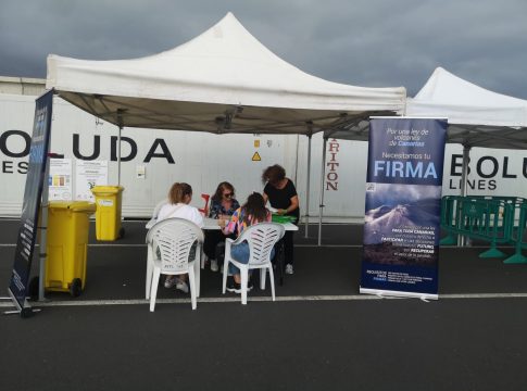 14.500 personas han apoyado ya la Ley de Volcanes, que se puede firmar estos días en La Palma y Gran Canaria