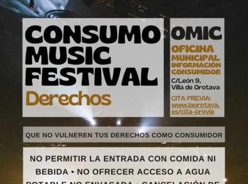 La Omic de La Orotava informa de los derechos al asistir a festivales de música